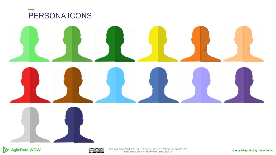AgileData WoW - Persona Template - Icons